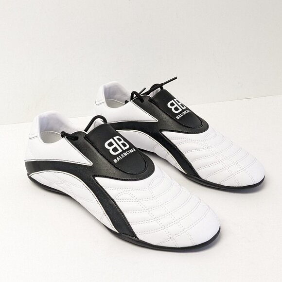 Balenciaga Zen Sneakers, White/Black, Men's 39 EU (US 6) - Picture 1 of 7